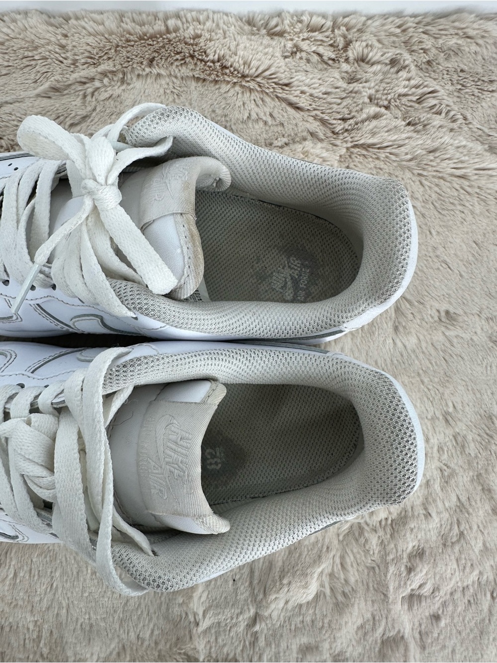 NIKE Air Force 1 "07 Low Rise Women Athletic White Shoe Sneakers Size 5 - Picture 7 of 14